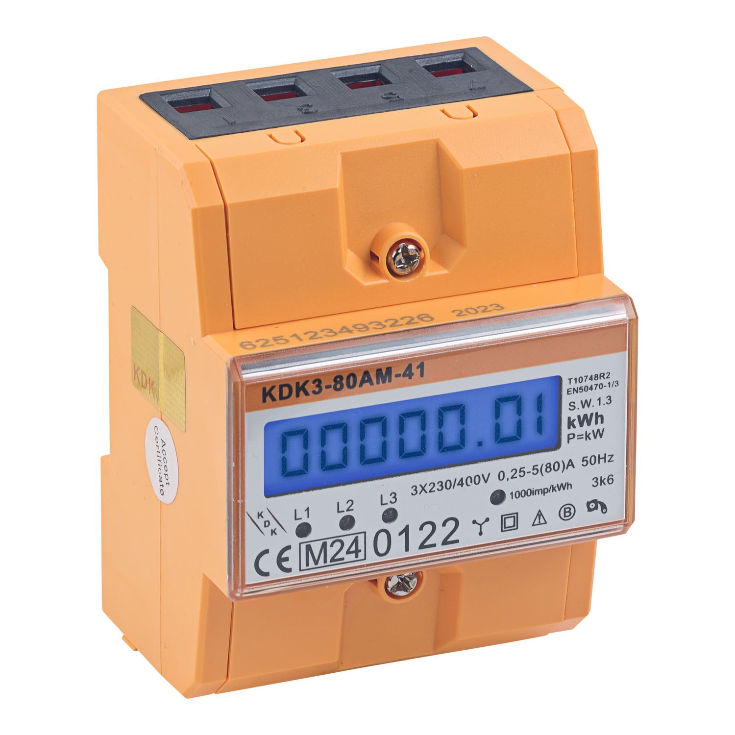 KDK Dornscheidt Wechselstromzähler 230V 10(40)A – GH24 - Ein