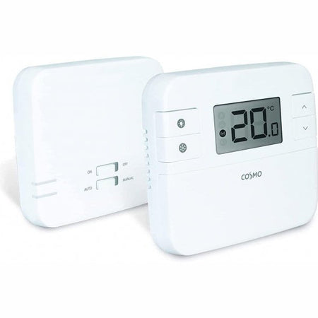 Funkgesteuerte Temperatur Einzelraumregelung mit Thermostat, Empfänger und 3x Stellantrieb