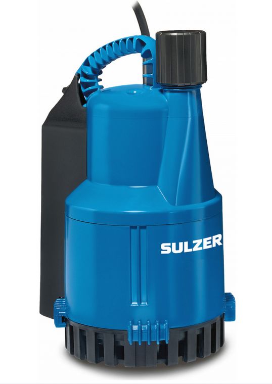 Schmutzwasserpumpe ABS Robusta 200 bis 9.500 Liter/Stunde max. 6,1m Förderhöhe Flachabsaugung bis 3mm und 10m Kabel