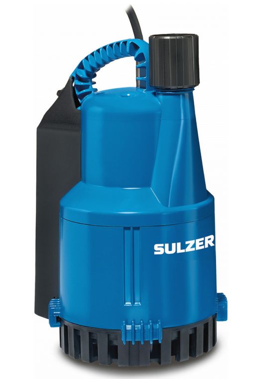 Schmutzwasserpumpe ABS Robusta 300 bis 13.800 Liter/Stunde max. 8,6m Förderhöhe Flachabsaugung bis 3mm und 10m Kabel