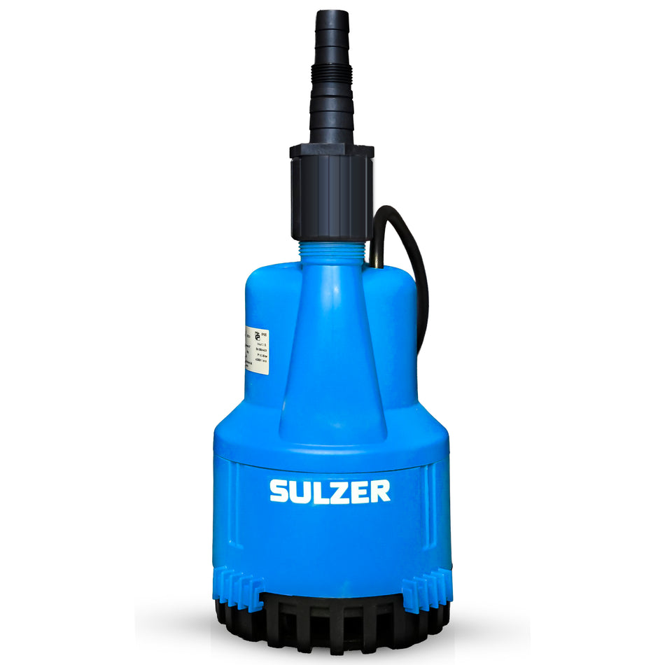 Schmutzwasserpumpe ABS Robusta 200 bis 9.500 Liter/Stunde max. 6,1m Förderhöhe Flachabsaugung bis 3mm und 10m Kabel