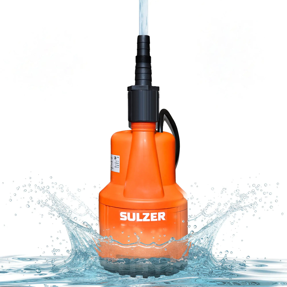 Schmutzwasserpumpe ABS Robusta 200 CW-TS bis 9.500 Liter/Stunde max. 6,1m Förderhöhe Flachabsaugung bis 3mm und 10m Kabel 