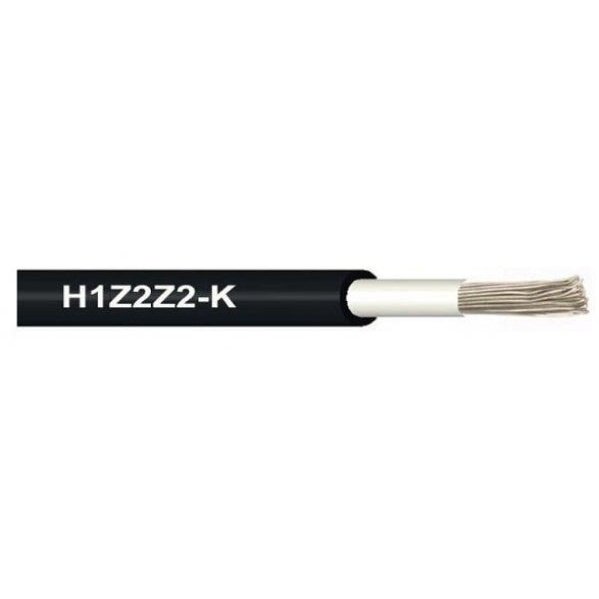 2,00 Euro/ m 100m Solarkabel H1Z2Z2-K 1x6 schwarz erdverlegbar EN50618