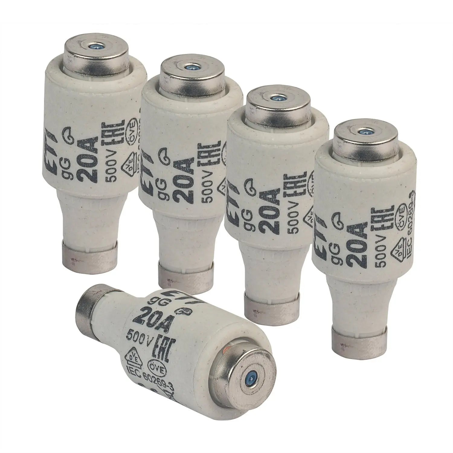 Sicherung DIAZED DII E27 6 bis 25A Blister mit 5 Stück Schmelzsicherungen grenda-hammer®