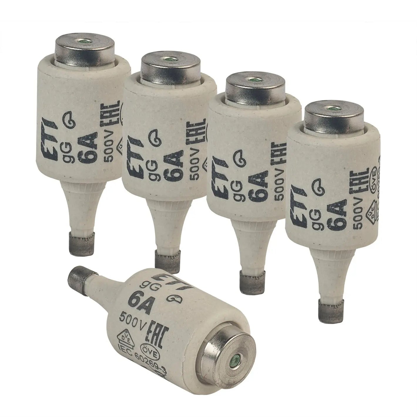 Sicherung DIAZED DII E27 6 bis 25A Blister mit 5 Stück Schmelzsicherungen grenda-hammer®