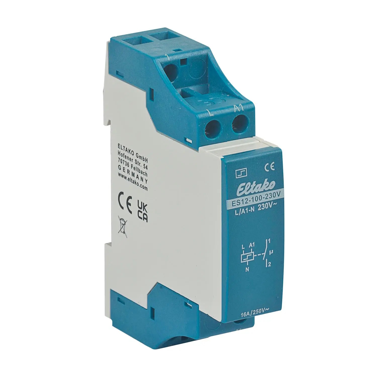 Eltako elektronischer Stromstoßschalter ES12-100-230V Fernschalter 230V (1S 250V 16A) Art. 21100000 Eltako