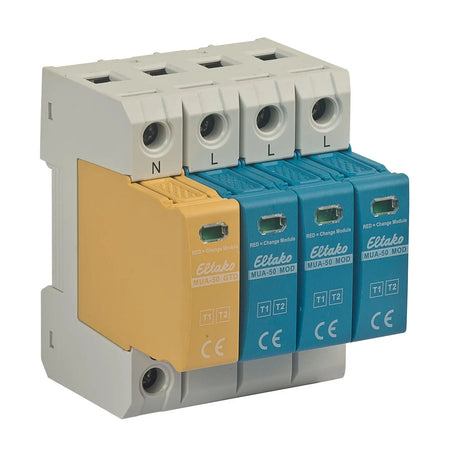 Eltako MUA-50 Überspannungsableiter Typ 1+2+3 für TN-C / TN-S und TT-Netze Eltako