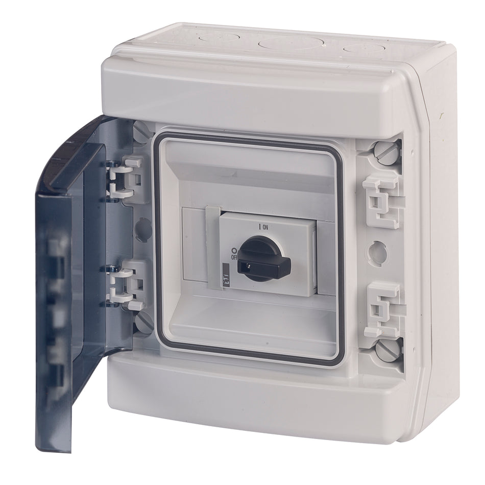 Photovoltaik DC-Trennschalter im Gehäuse IP65 bis 1000 Volt DC mit Switch 32 Ampère