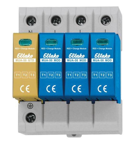 Eltako MUA-50 Überspannungsableiter Typ 1+2+3 für TN-C / TN-S und TT-Netze