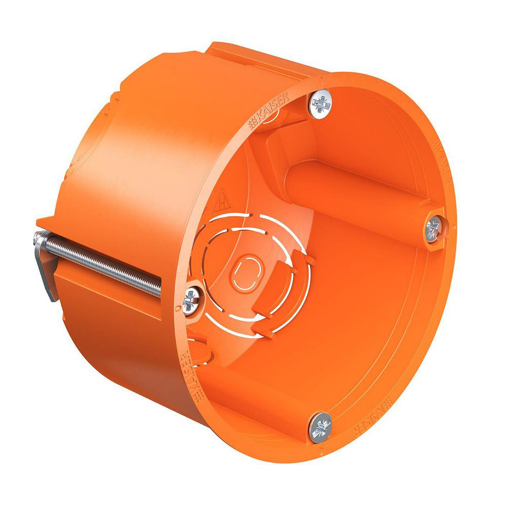 Kaiser Hohlwanddose orange (VE 25) ø68mm Tiefe 49mm > 9063-02 - grenda-hammer® - Der Handwerkershop 