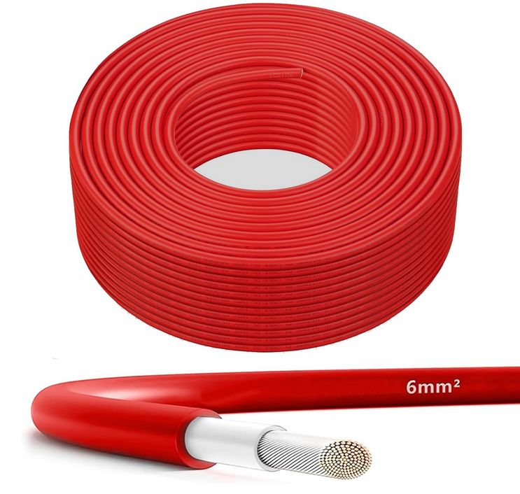 100m Solarkabel H1Z2Z2-K 1x6 rot erdverlegbar EN50618 - grenda-hammer® - Der Handwerkershop 