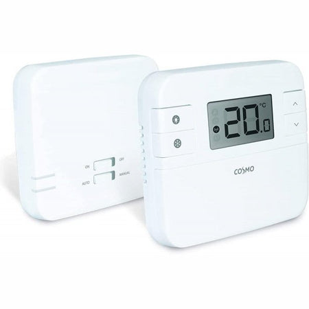 Funkgesteuerte Temperatur Einzelraumregelung mit Thermostat, Empfänger und 1x Stellantrieb